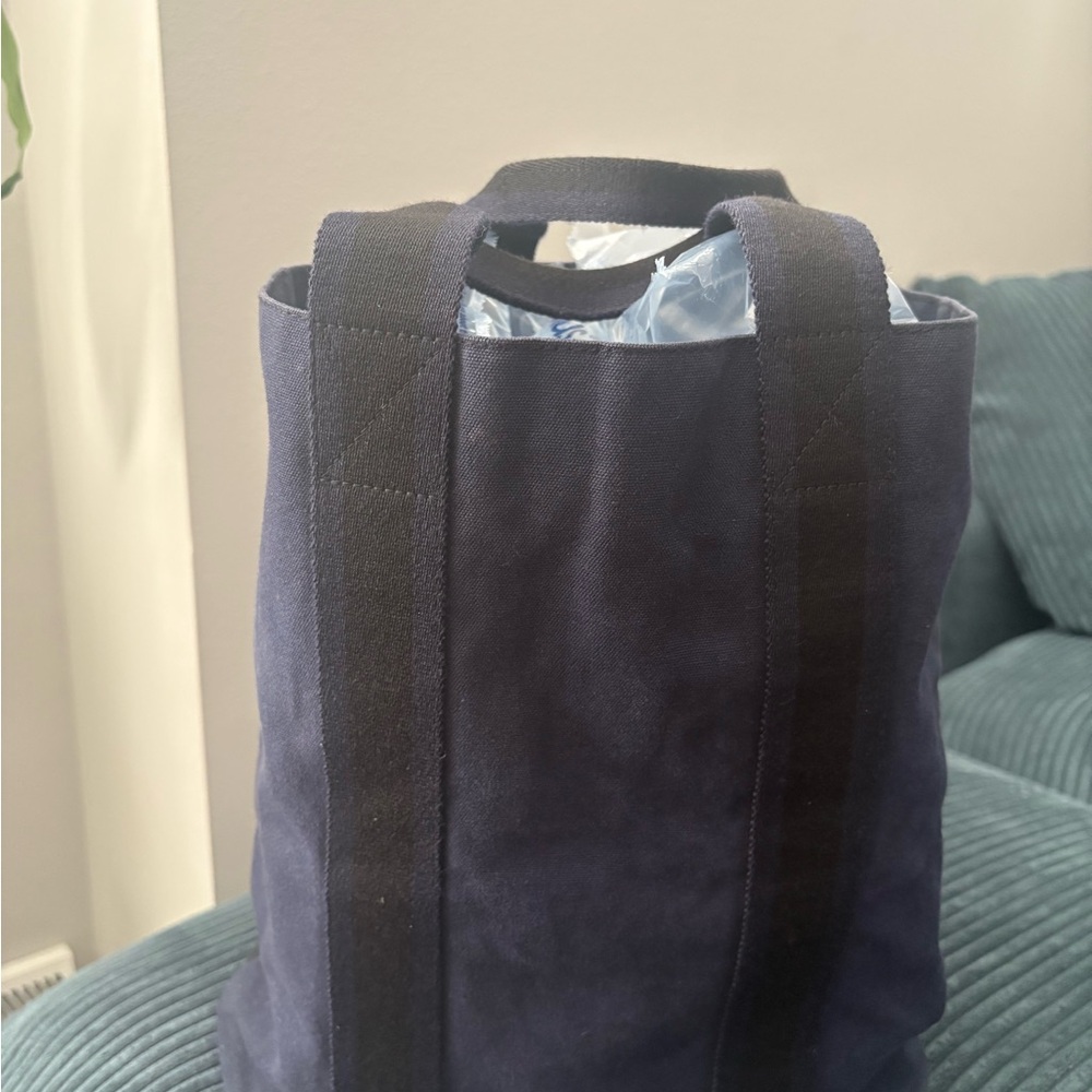 Hermes Navy Blue Canvas tote Bag💙🖤💙🖤